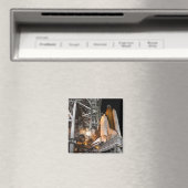 Space Shuttle Endeavor op het lanceerpad Magneet (Insitu (Vaatwasser))