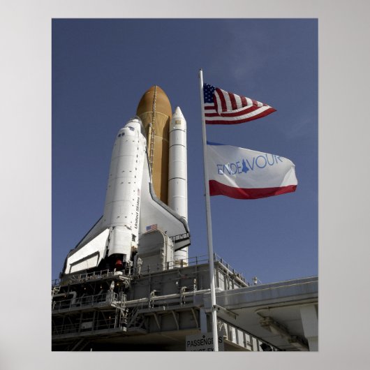 Space Shuttle Endeavor Poster (Voorkant)