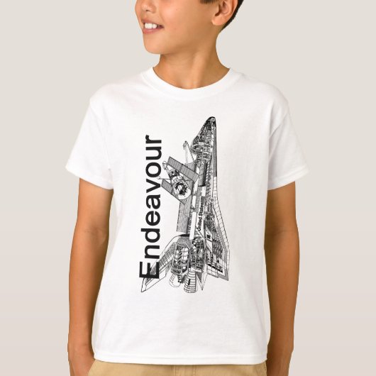 Space Shuttle Endeavor T-shirt (Voorkant)