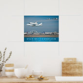 Space Shuttle Endeavor with jets poster 24x18 (Keuken)