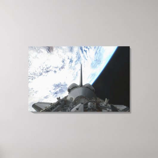 Space Shuttle Endeavor's laadbay 2 Canvas Afdruk (Voorkant)