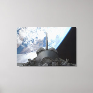 Space Shuttle Endeavor's laadbay 3 Canvas Afdruk