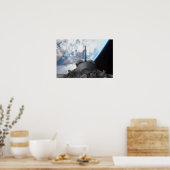 Space Shuttle Endeavor's laadbay 3 Poster (Keuken)