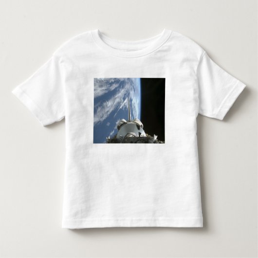 Space Shuttle Endeavor's laadbay Kinder Shirts (Voorkant)