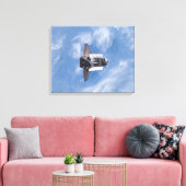 Space Shuttle Endeavour 26 Canvas Afdruk (Insitu (Woonkamer))