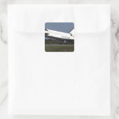 Space Shuttle Endeavour 27 Vierkante Sticker (Tas)