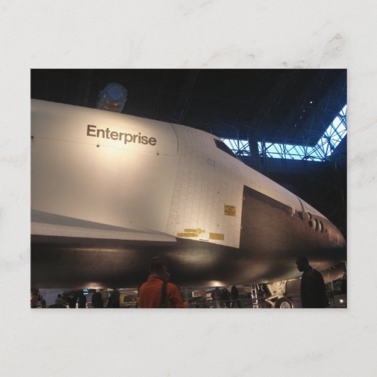 Space Shuttle Enterprise Briefkaart (Voorkant)