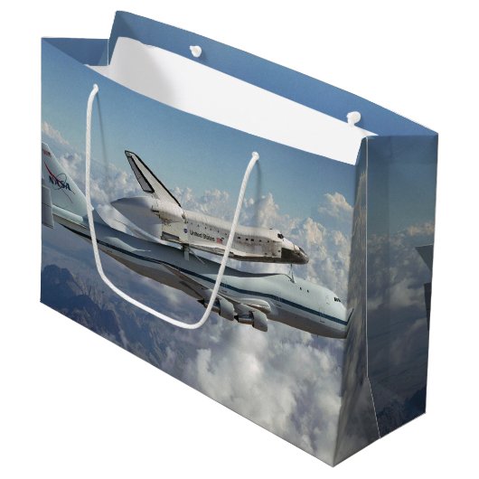 Space Shuttle Groot Cadeauzakje (Voorkant Gekanteld)