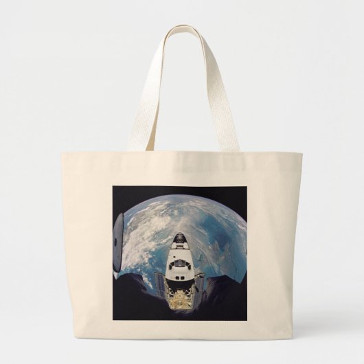 Space Shuttle Grote Tote Bag (Voorkant)