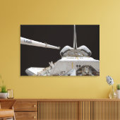 Space Shuttle-laadbay van Discovery Canvas Afdruk (Insitu (Woonkamer))