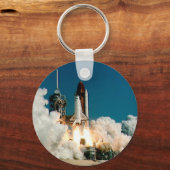 SPACE SHUTTLE LAUNCH - NASA ROCKET FOTO SLEUTELHANGER (Voorkant)