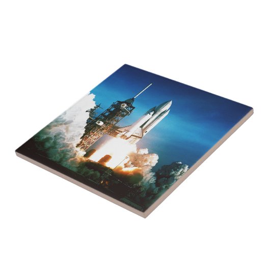 SPACE SHUTTLE LAUNCH TEGELTJE (Zijkant)