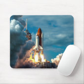 Space Shuttle-lift naar ruimte-muispad Muismat (Met muis)