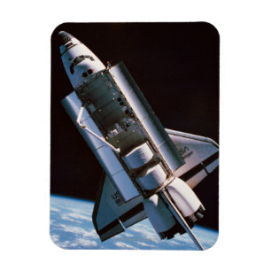 Space Shuttle met Open Cargo Bay Magneet