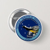 Space Shuttle Mission Button #1 (Voorkant /achterkant)