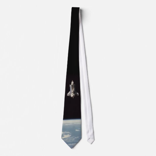 Space Shuttle Ontwerper Stropdas Necktie (Voorkant)