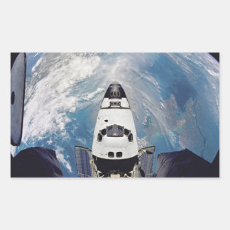Space Shuttle Rechthoekige Sticker