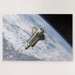 Space Shuttle STS115 Atlantis losgekoppeld ISS 200 Legpuzzel