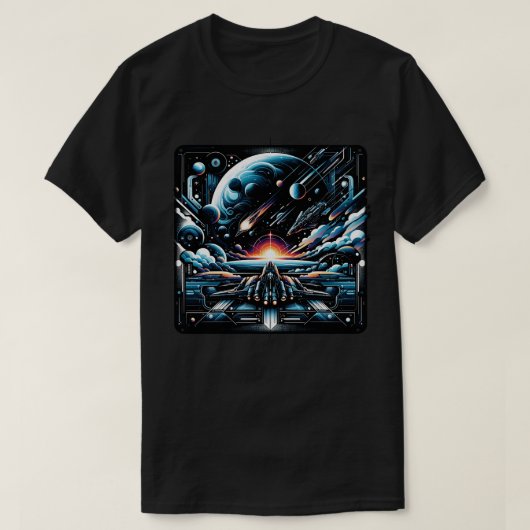Space Shuttle T-shirt (Design voorkant)