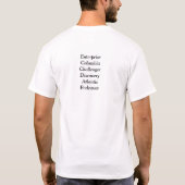 Space Shuttle Tribute t-shirt (Achterkant)