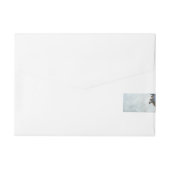 Space Shuttle waterlancering Adreslabel Wikkel (Achterkant)