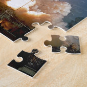 Space Shuttle waterlancering Legpuzzel (Zijkant)