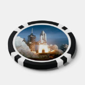 Space Shuttle waterlancering Pokerchips (Enkel)
