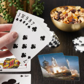 Space Shuttle waterlancering Pokerkaarten (Insitu)