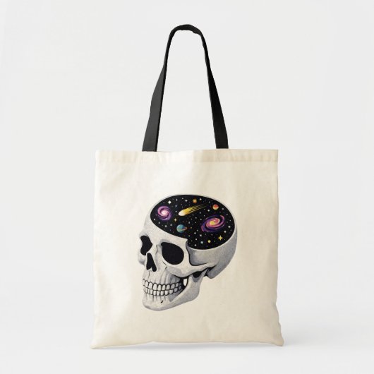 Space Skull Tote Bag (Voorkant)