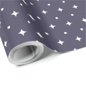 Space Star Pattern & Galaxy Cosmic Cadeaupapier (Rol Hoek)