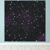 Space Stars Galaxy Nebula Wall Art Print (Insitu (Houten vloer))
