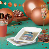 Space Station Sketch Papieren Bordje