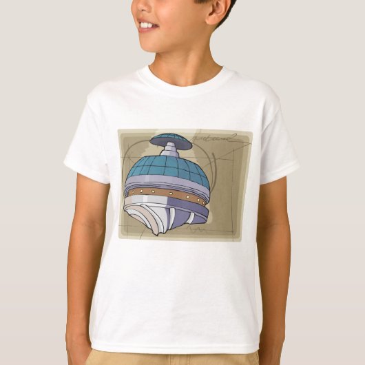 Space Station Sketch T-shirt (Voorkant)