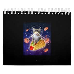 Space Taco Cat Laser Eyes Kalender