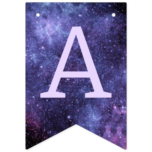 Space Theme Bunting Flags Vlaggetjes (Tweede vlag)