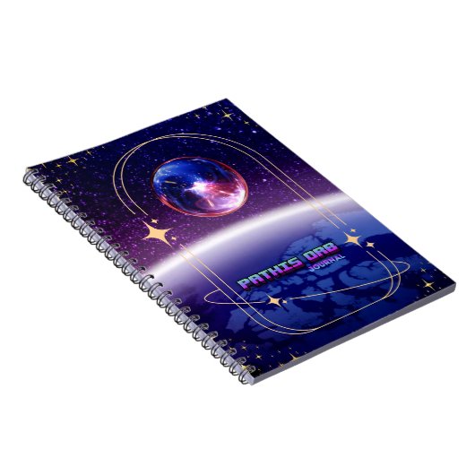 Space Theme Pathis Orb Notebook Journal (Côté Droit)
