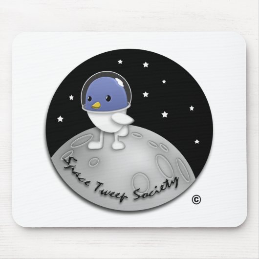 Space Tweep Logo Mousepad Muismat (Voorkant)