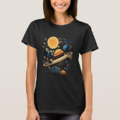 Space UFO Alien Spaceship Astronomy Extraterrestri T-shirt (Voorkant)
