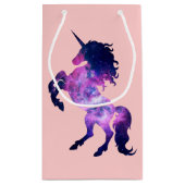 Space unicorn klein cadeauzakje (Achterkant)