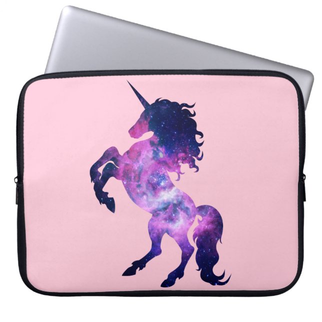 Space unicorn laptop sleeve (Voorkant)