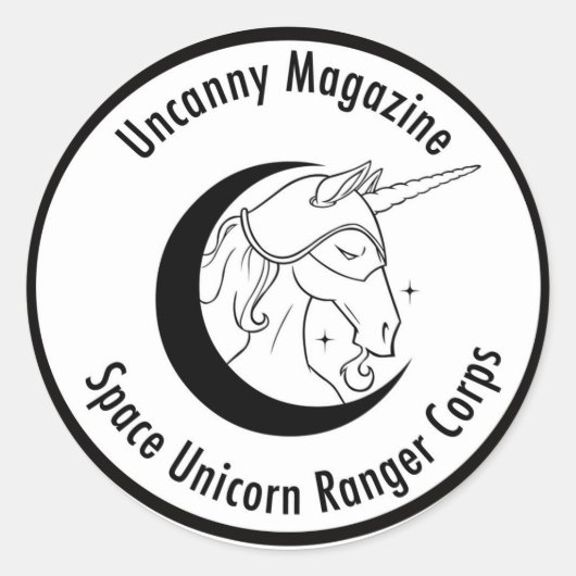 Space Unicorn Ranger Corps sticker (Voorkant)