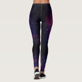 Space Universe - Power Yoga Leggings (Achterkant)