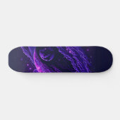 Space Wall Art Unieke Skater Gift Skateboard (Horizontaal)