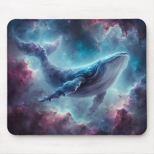 Space Whale Mousepad Muismat (Voorkant)