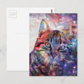 SpaceCat Briefkaart (Voorkant / Achterkant)