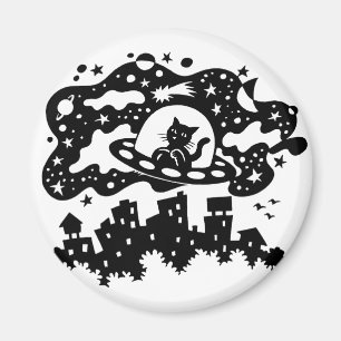 Spacecat magnet magneet