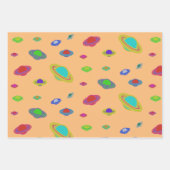 Spaced Alien Spaceship Wrapping paper (Voorkant 3)