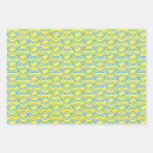 Spaced Alien Spaceship Wrapping paper (Voorkant)