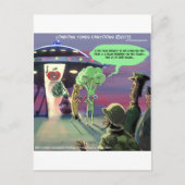 Spaced Out Vegan Funny Briefkaart (Voorkant)