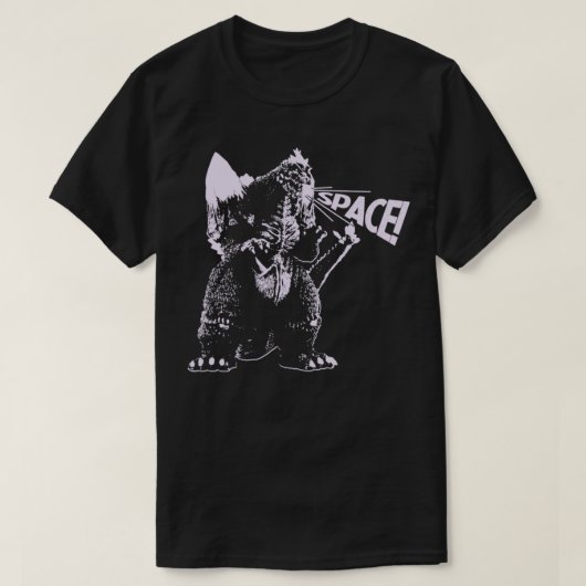 SPACEGODZILLA Shout T-shirt (Design voorkant)